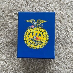 Blue FFA Box with Yellow Emblem